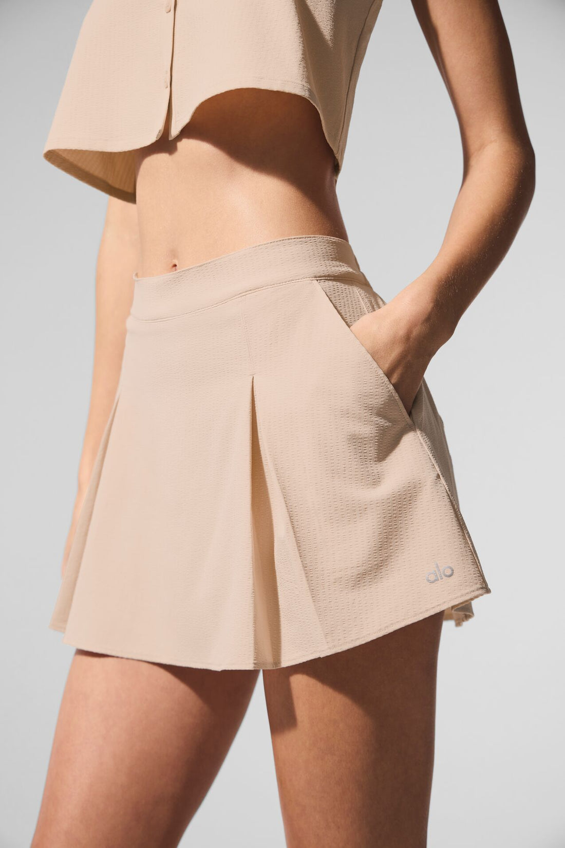 Falda de tenis Dreamscape - Macadamia