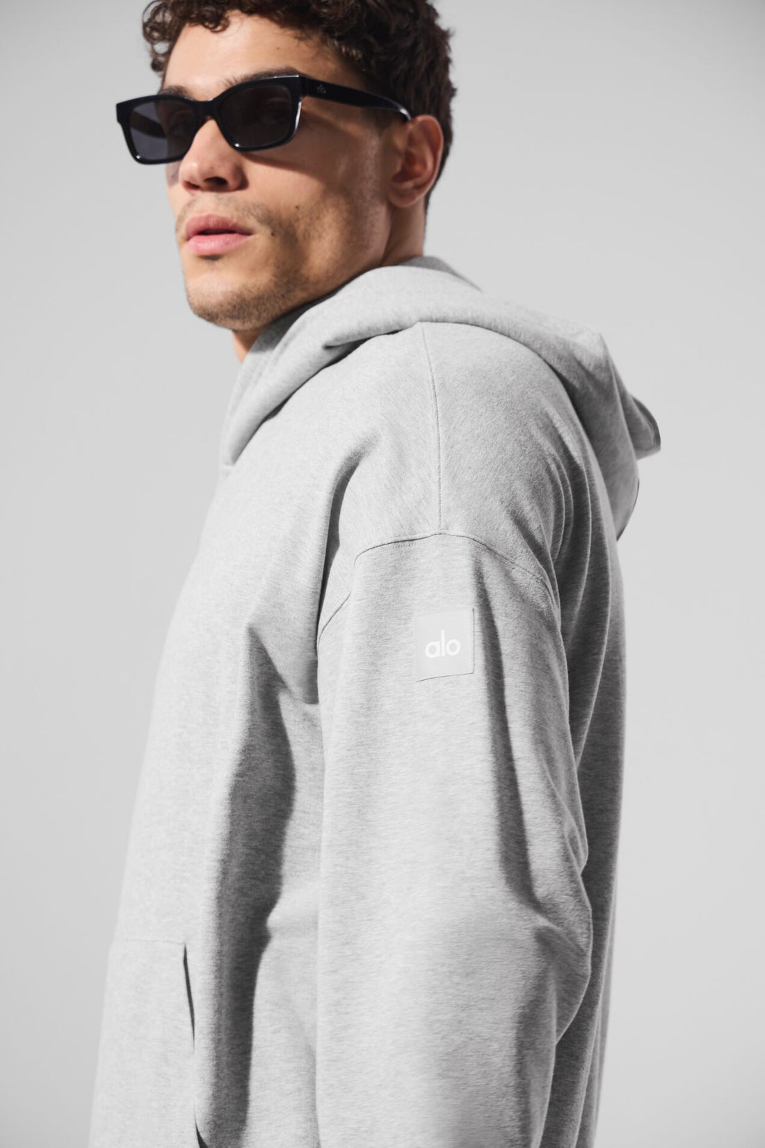 Sudadera con capucha Double Take - Gris jaspeado atlético