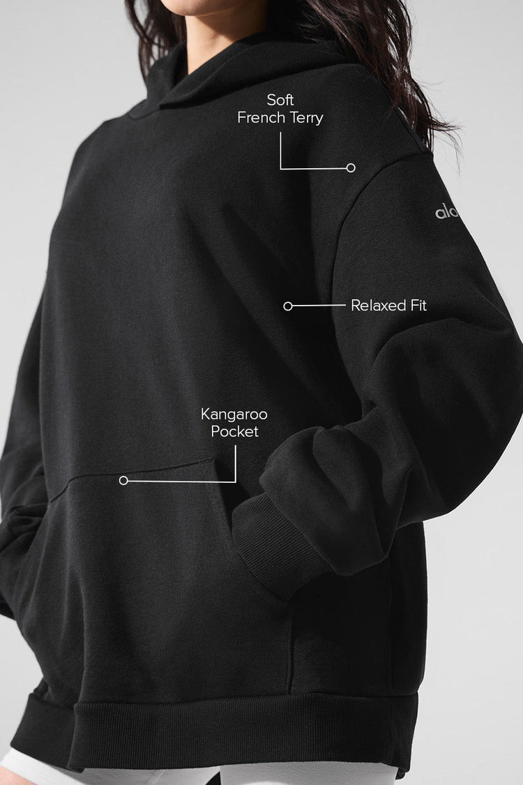 Sudadera con capucha Chill - Negra