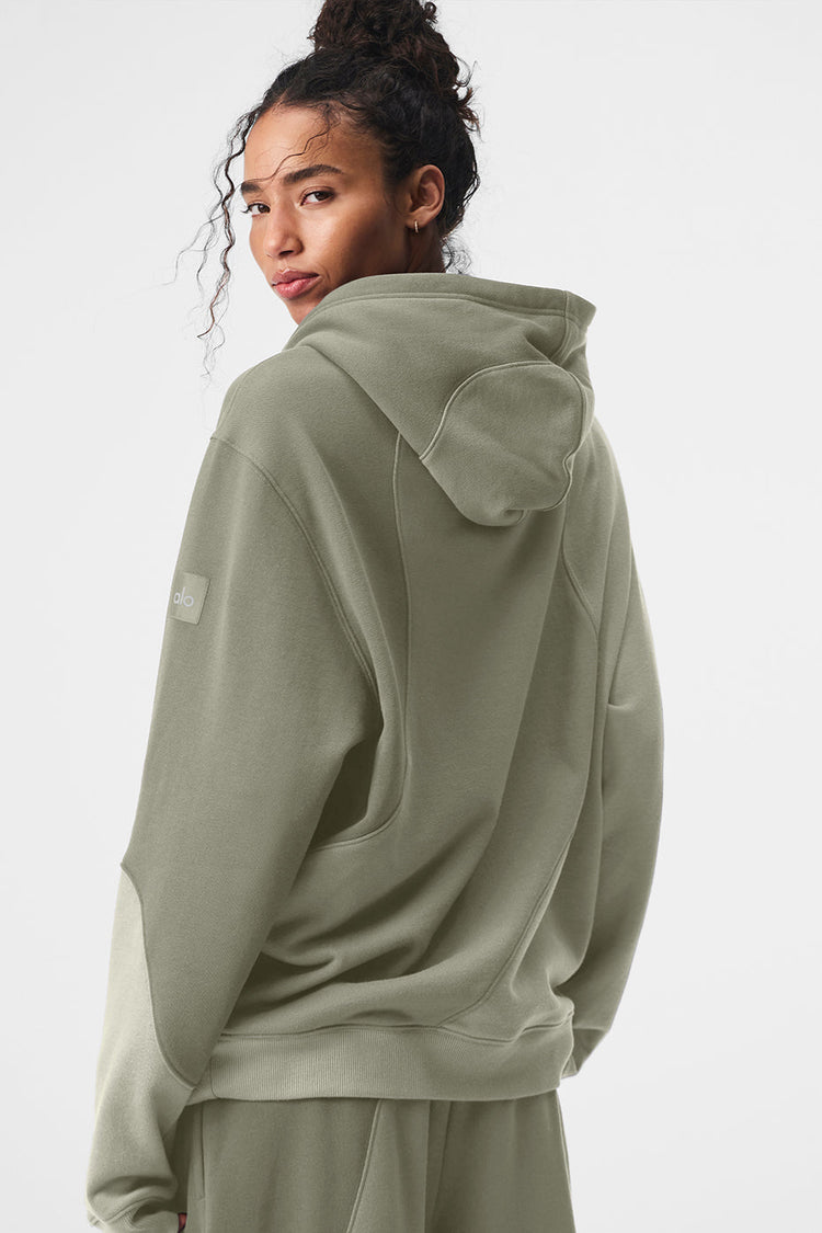 Sudadera con capucha Make Waves - Tonal piedra caliza