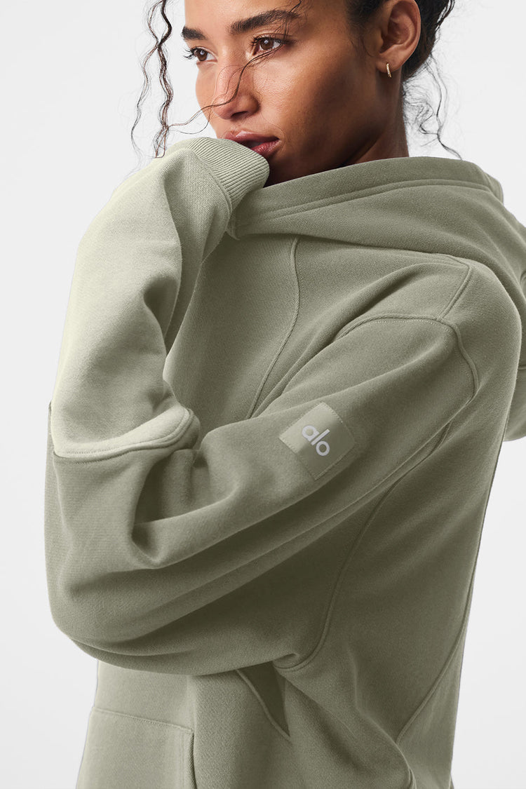 Sudadera con capucha Make Waves - Tonal piedra caliza