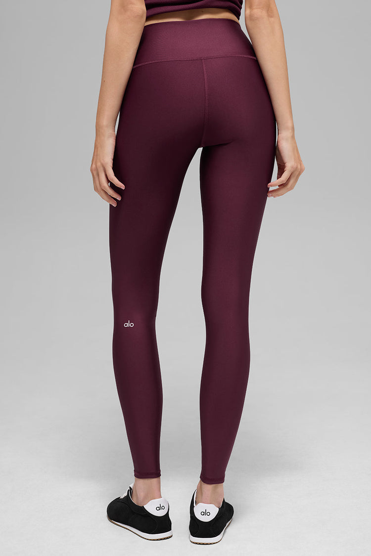 Leggings Airlift de cintura alta - Borgoña