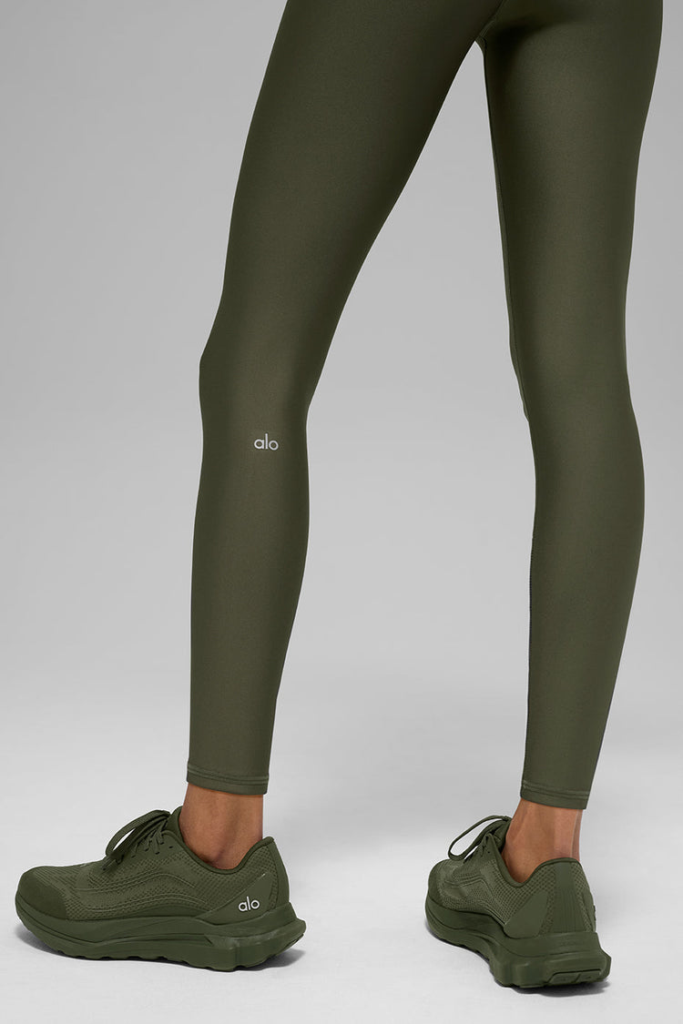 Leggings Airlift de cintura alta 7/8 - Verde oliva