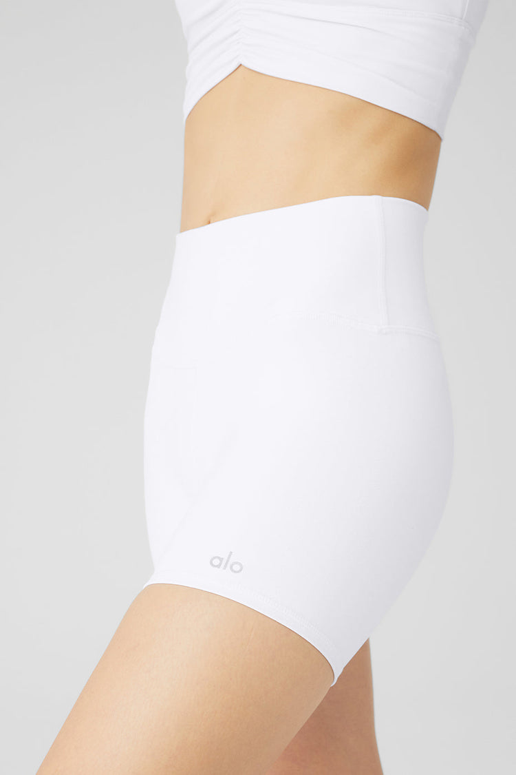 Short de ciclista de cintura alta con diseño aerógrafo de 5" - Bla