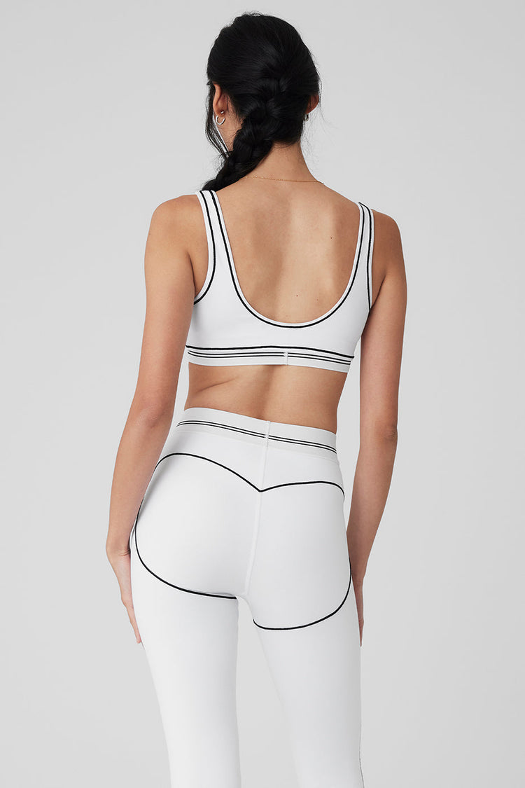 Sujetador Airbrush Heart Throb - Azul concha/Blanco