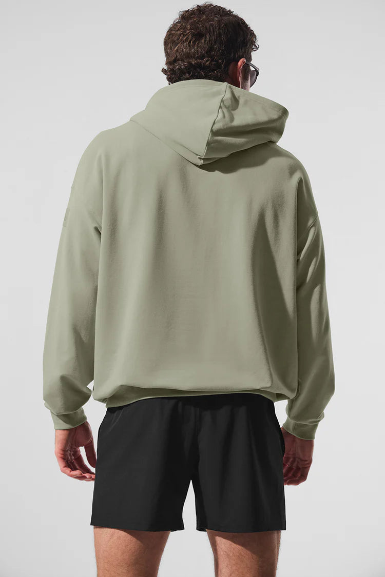 Sudadera con capucha Double Take - Piedra caliza