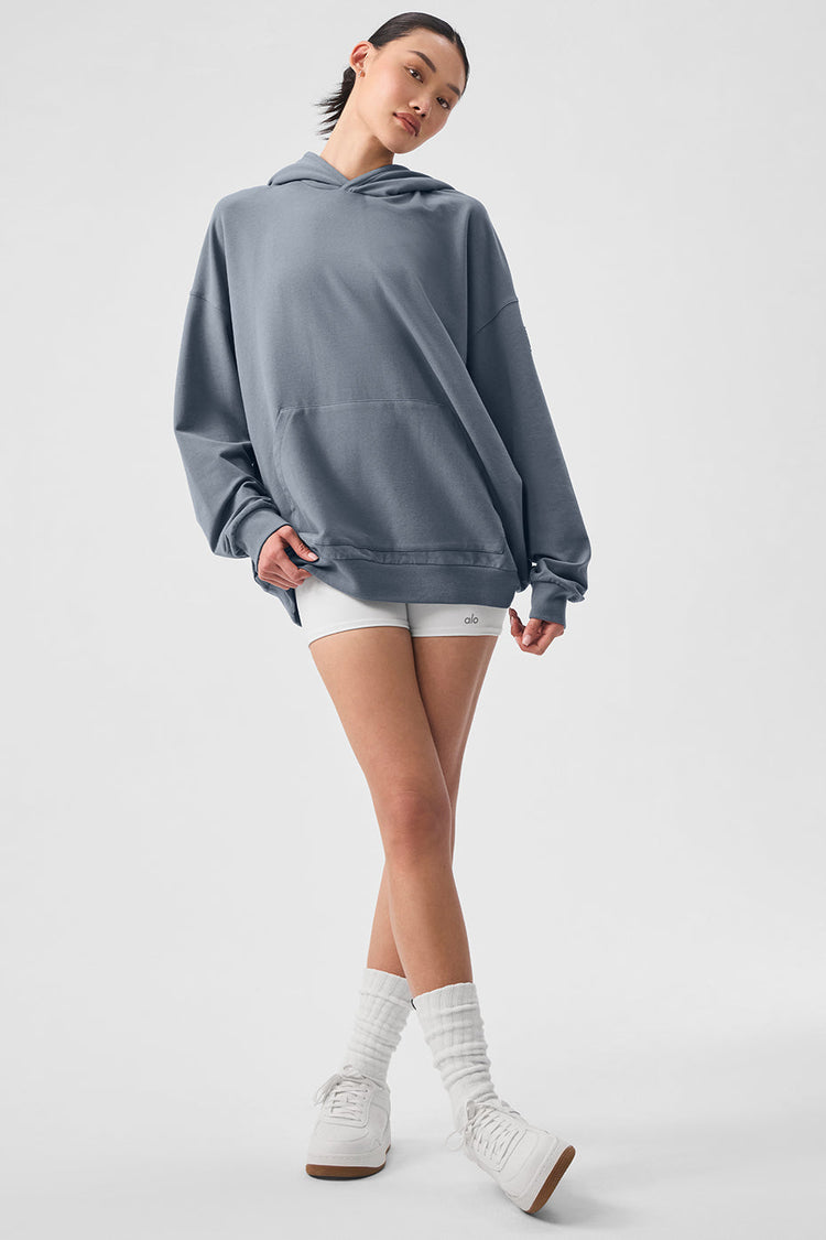 Sudadera con capucha Double Take - Gris jaspeado atlético