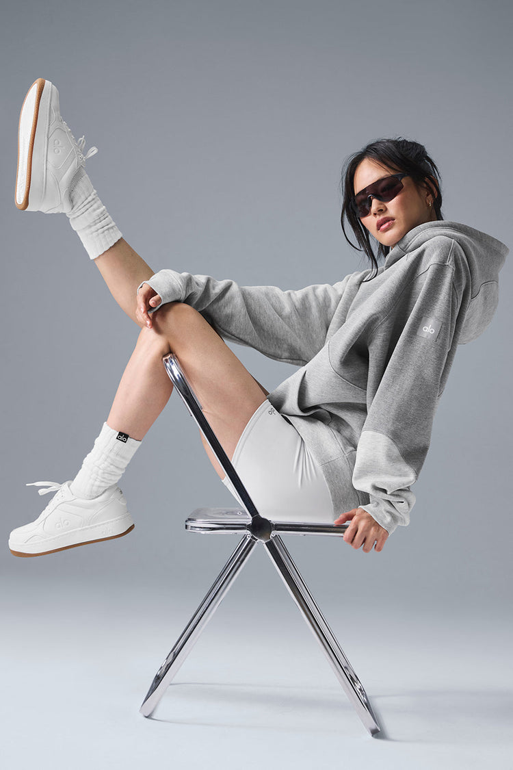 Sudadera con capucha Make Waves - Gris jaspeado atlético