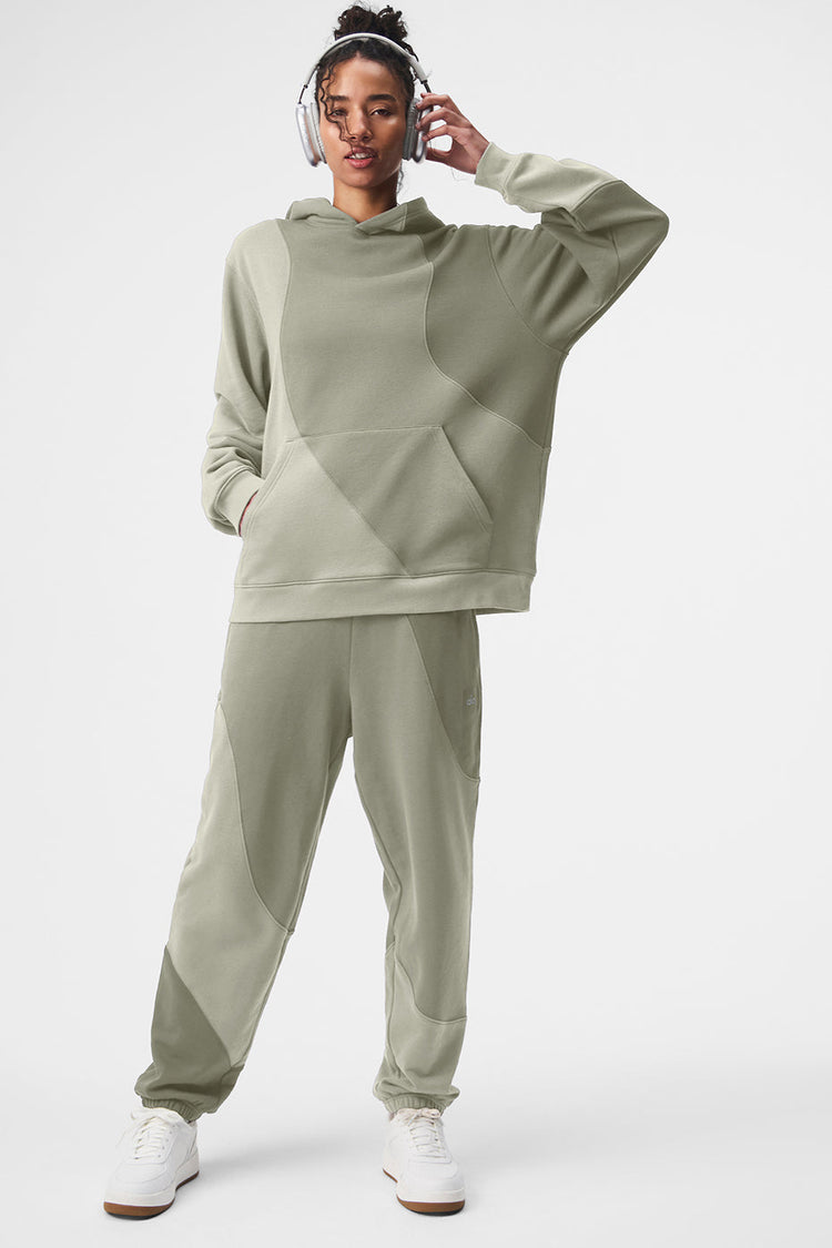 Sudadera con capucha Make Waves - Tonal piedra caliza