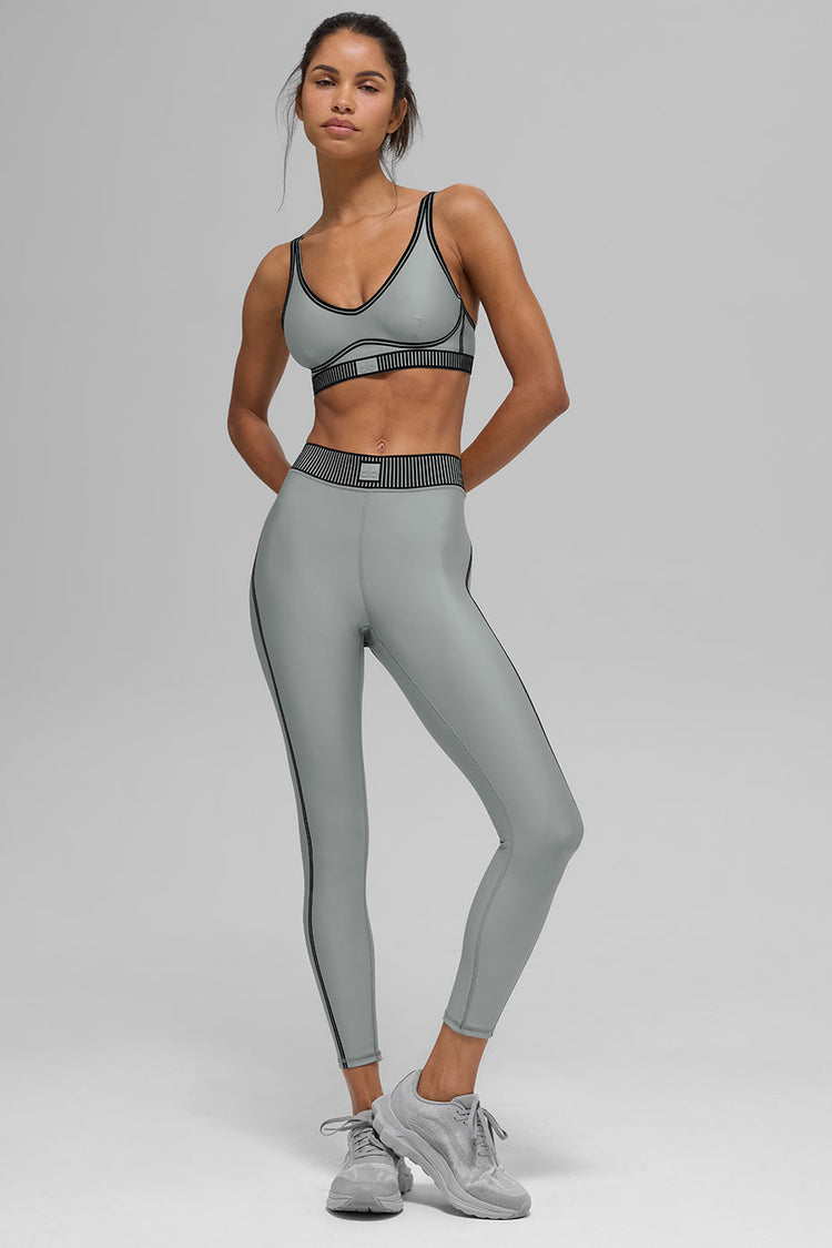 Leggings Airlift de cintura alta 7/8 Line Up - Gris Lunar