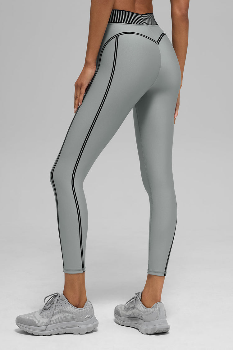 Leggings Airlift de cintura alta 7/8 Line Up - Gris Lunar