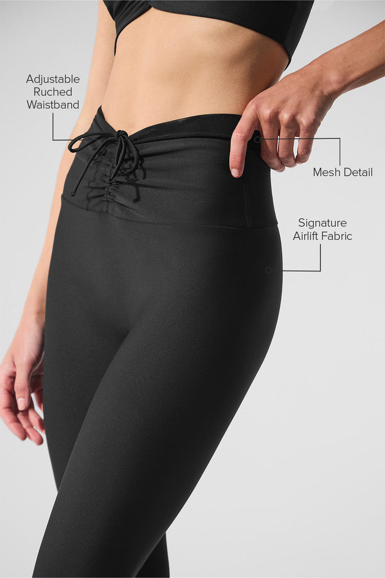 Airlift Mesh High-Waist Divine Legging - Black