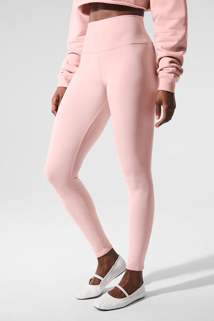 Leggings de tiro alto con efecto aerógrafo - Cuarzo rosa