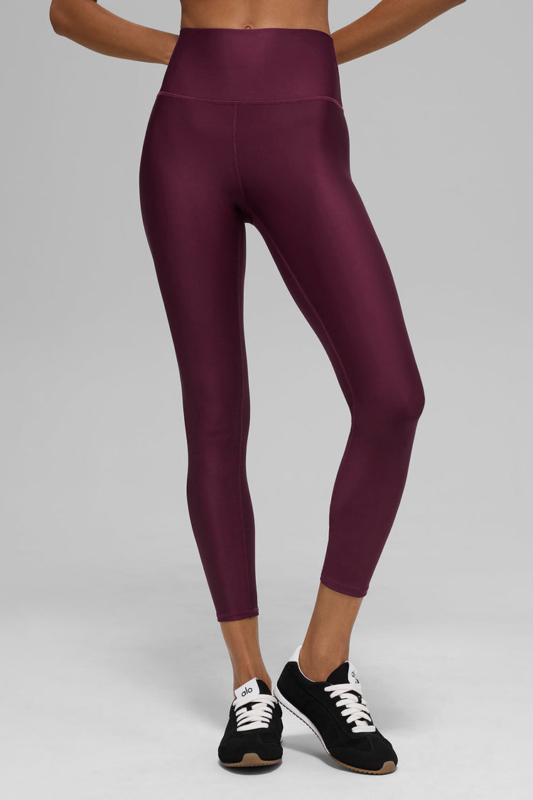 Leggings Airlift de cintura alta 7/8 - Borgoña