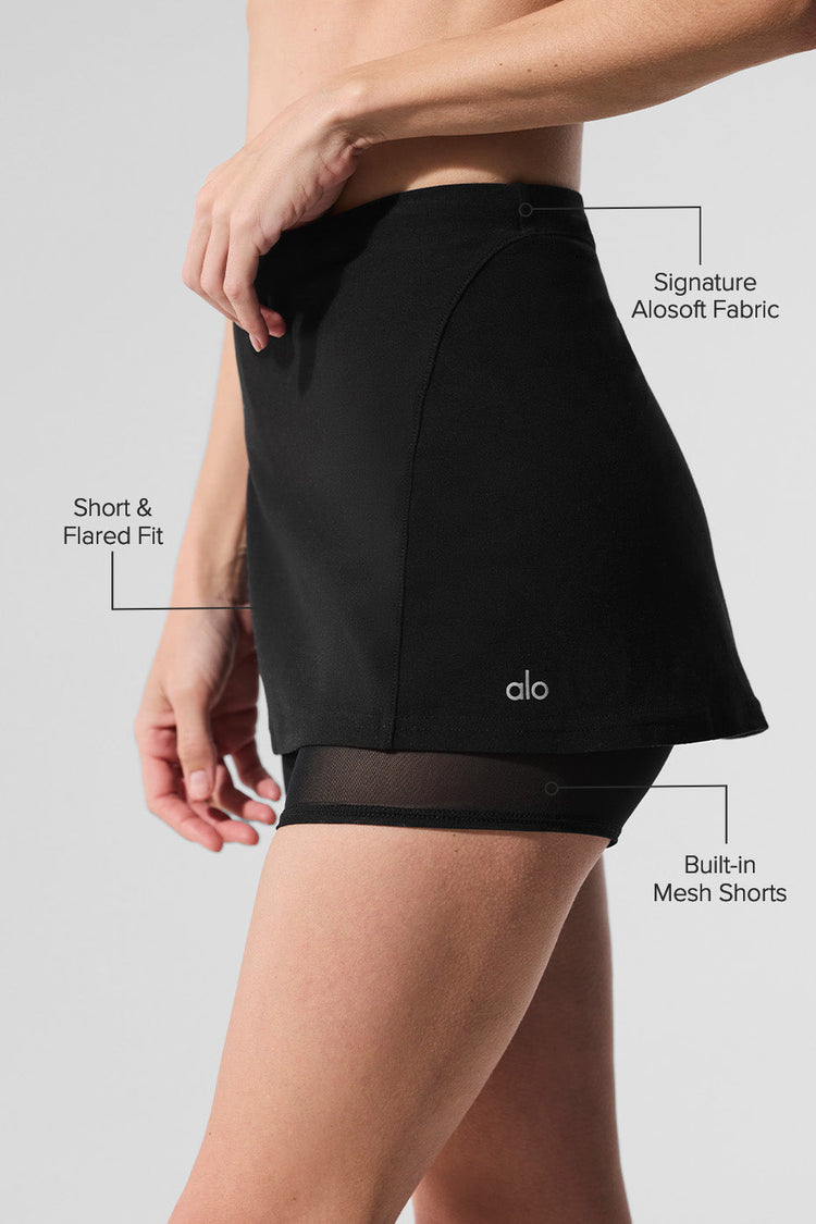 Falda Serve It Up de Alosoft - Azul concha